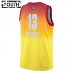 Maillot All-Star 2023 Team 2 Paul George 13 Nike Orange Swingman - Enfant